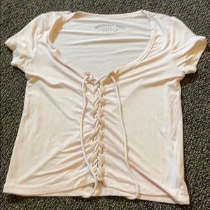 Soft tie tee